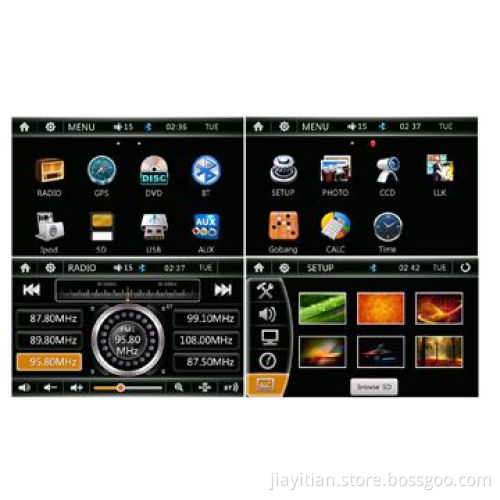 Car DVD Player,GPS navigation system, Suitable for Kia Rio 2012, Supports BT/TV/GPS/iPod FunctionNew